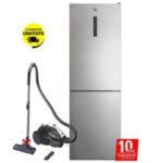 Réfrigérateur Combiné HOOVER HOCE7T618EX 341 Litres NoFrost + Aspirateur