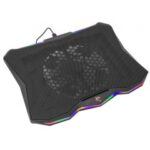 Refroidisseur Gamer WHITE SHARK Glacier Pour Pc Portable 17.3'' - Noir