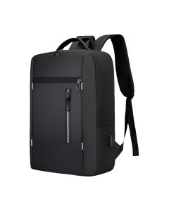 sac-a-dos-pour-pc-portable-15-6-avec-port-usb-noir-art1492-dd.jpg Sac à Dos Pour Pc Portable 15.6'' Avec Port USB - Noir – Image 1