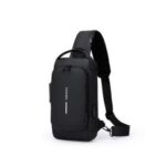 Sac De Poitrine Antivol FASHION Avec Port USB et serrure - Noir