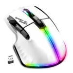 Souris Gamer Sans Fil SPIRIT OF GAMER PRO-M5 RGB - Blanc