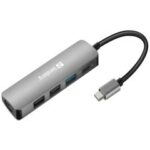 Station d'accueil SANDBERG Dock USB-C HDMI+3xUSB+PD - Gris
