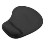 Tapis de souris Silicon T000035 avec repose poignet - Noir