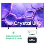 TV SAMSUNG 65'' Crystal UHD  4K Smart TV Avec Abonnement Shahid 6 mois