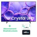 TV SAMSUNG 70'' Crystal UHD U8000F 4K Smart TV Avec Abonnement Shahid