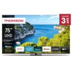 TV Thomson 75" 75UG5C14 UHD 4K Google Tv - Noir