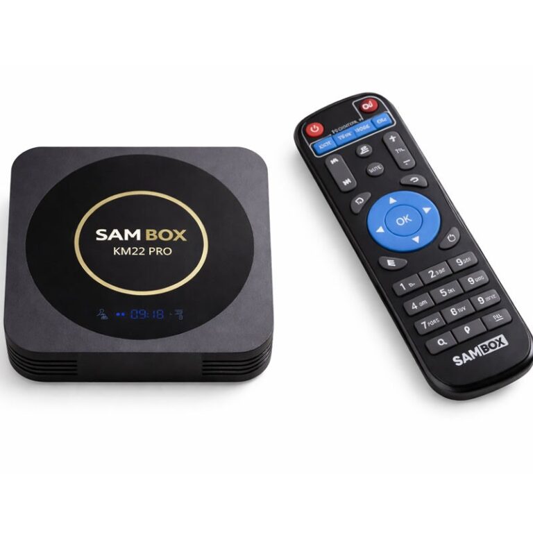 Box TV Android Sambox KM22 Pro vue de face