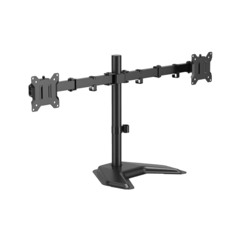 support double moniteur SBOX LCD-F024-3 vue de face