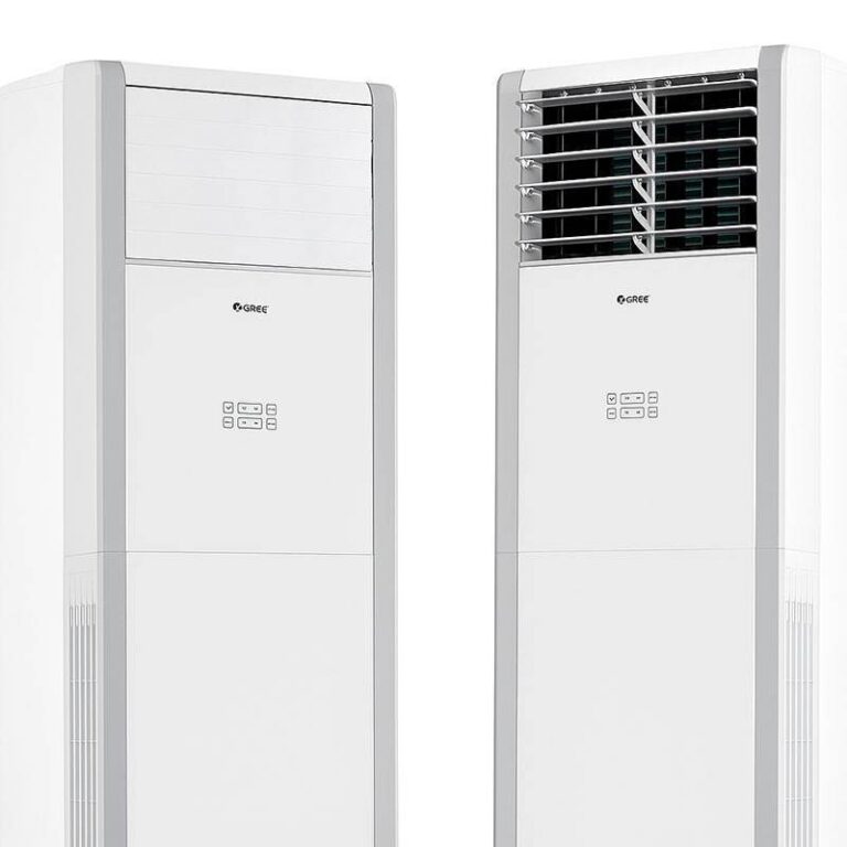 climatiseur armoire gree 48000 btu inverter vue de côté