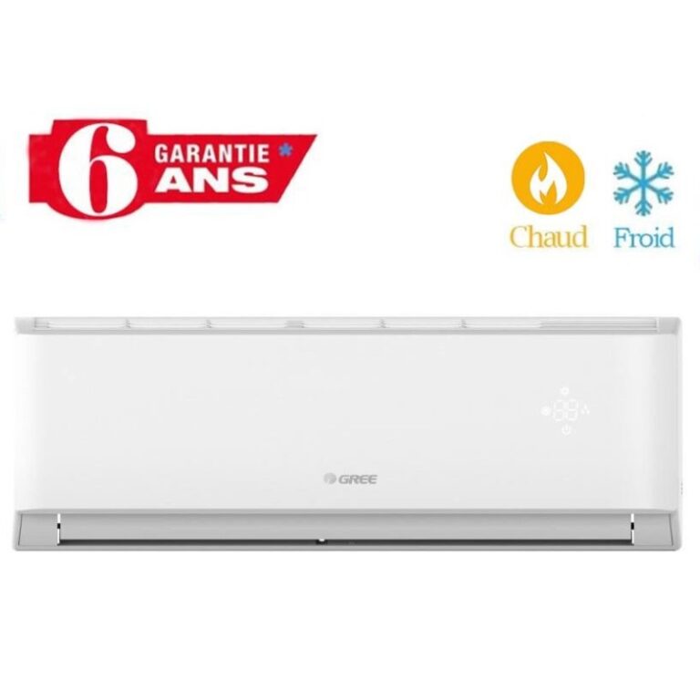 climatiseur gree tropicalisé 9000 btu vue de face