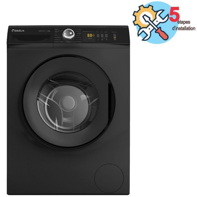 machine à laver BIOLUX M-MAXY-65S 6Kg vue de face