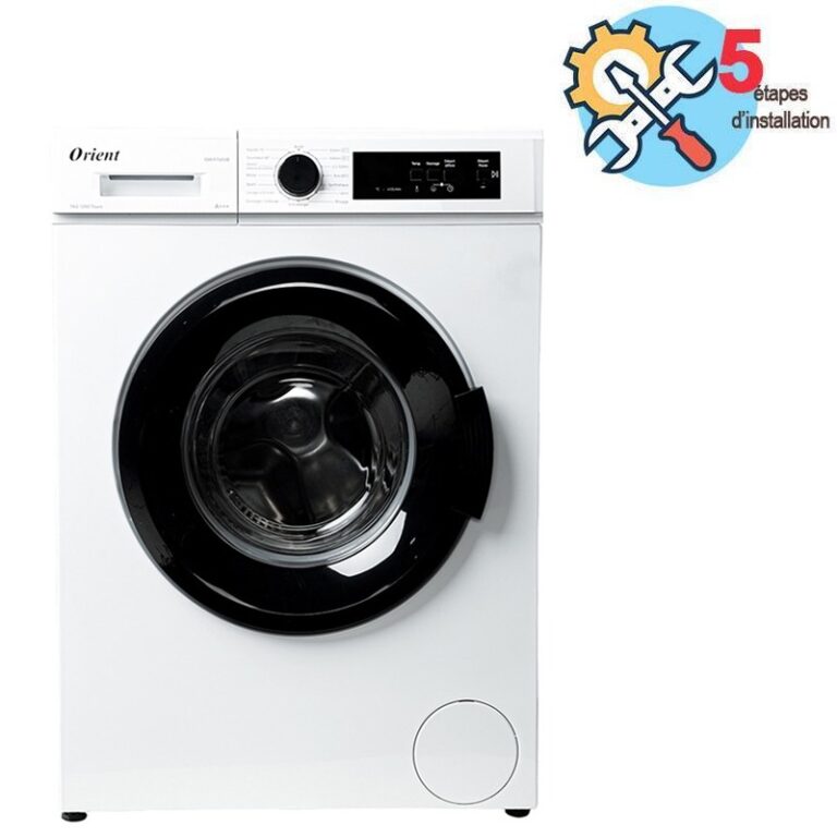 lave linge frontal ORIENT OW-F7V01B 7Kg vue de face