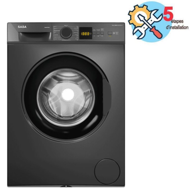 lave-linge frontal SABA ML0710DX 7kg vue de face