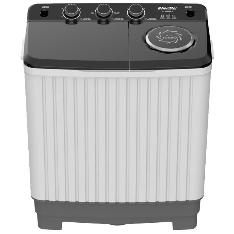 lave linge semi automatique NEWSTAR DT080-110 8Kg vue de face