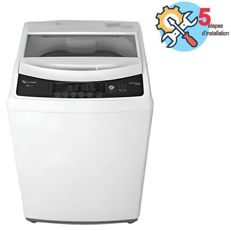 lave linge top CONDOR 8 kg vue de face