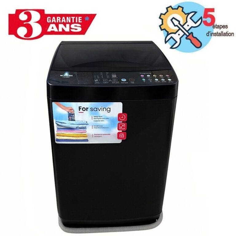 lave linge top FRESH FTM-09BM 9kg vue de face