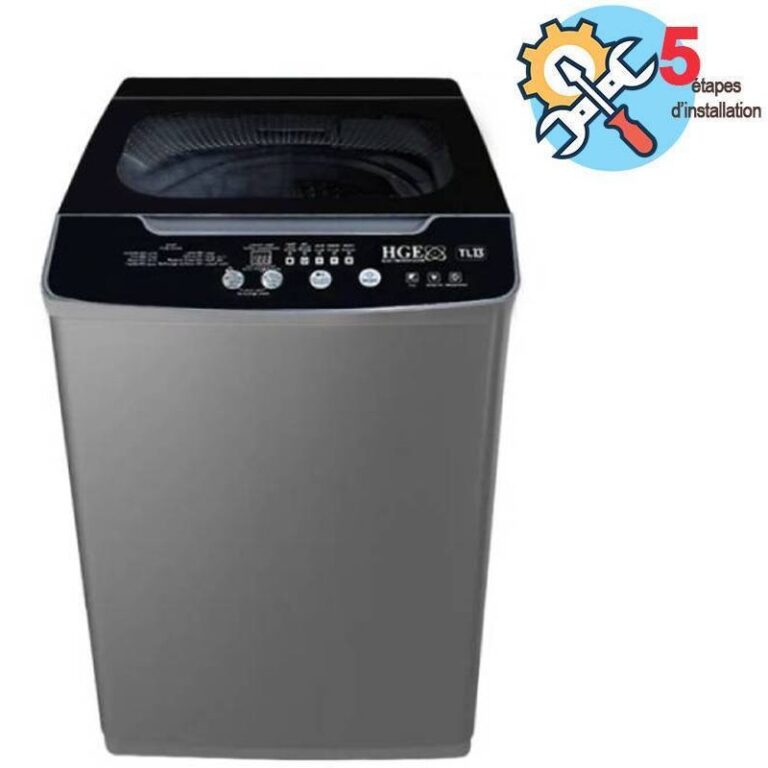 lave linge top HGE TL11 11kg vue de face