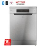 lave vaisselle HOOVER HF3C7F0X 13 couverts vue de face