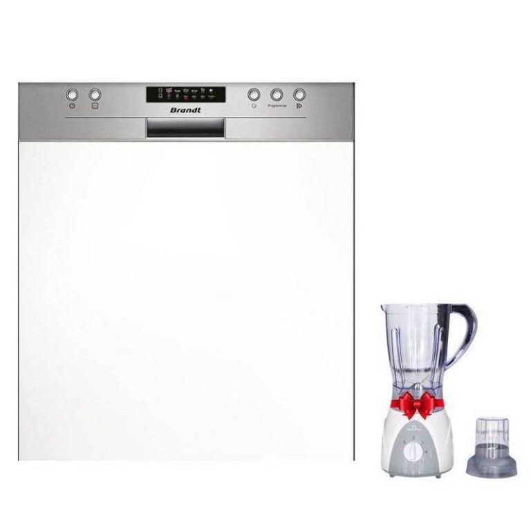 lave vaisselle BRANDT BDB424LX 14 couverts vue de face