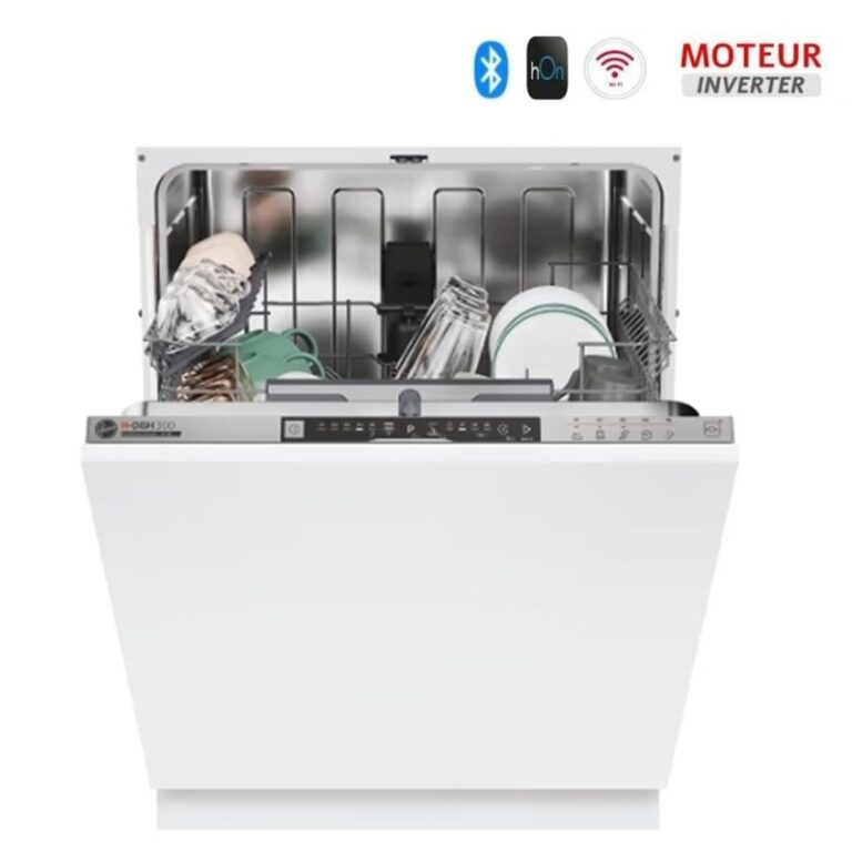 lave-vaisselle encastrable HOOVER HI4E7L0S-80 vue de face
