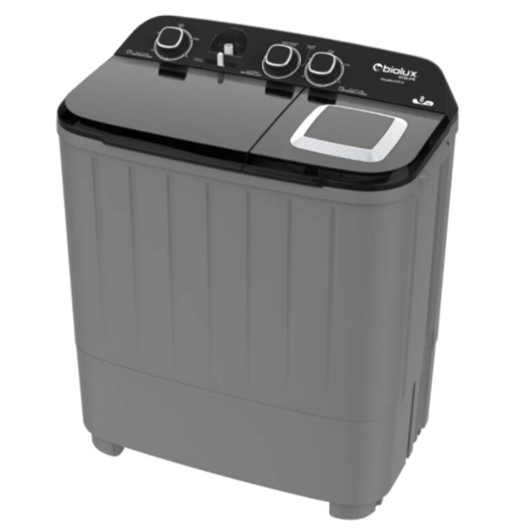 lave linge semi-automatique BIOLUX DT81S 8kg vue de face