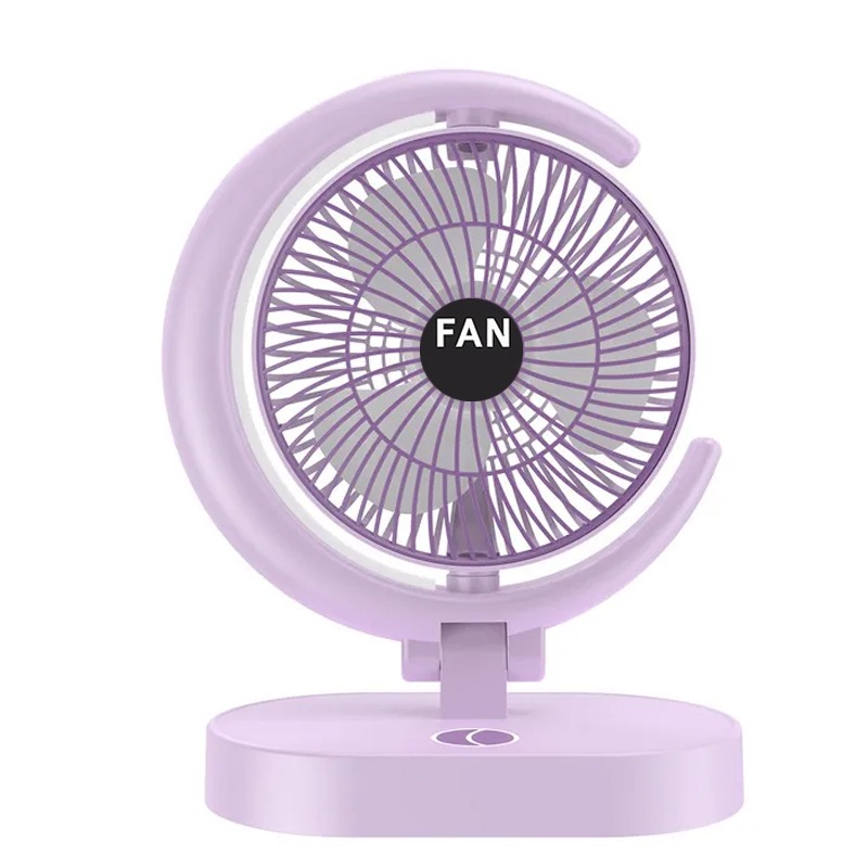 mini ventilateur de bureau rechargeable vue de face