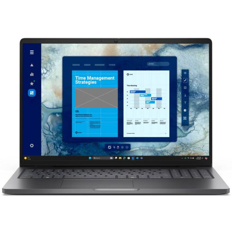 PC Portable Dell Pro 16 Intel Core 5 vue de face