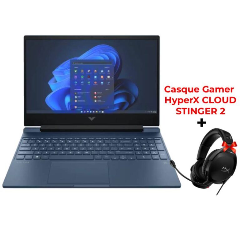 PC Portable Gamer HP Victus 15 i5 RTX 2050 vue de face