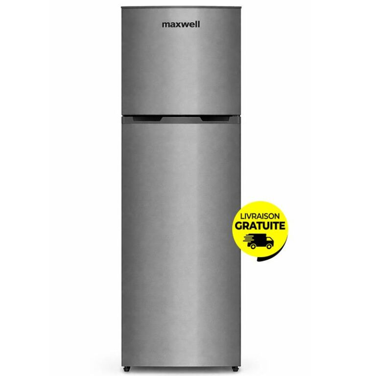 réfrigérateur MAXWELL MAX-RDDF420S 420 Litres vue de face