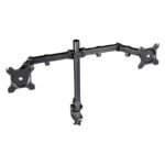 support TRUST GXT 1120 pour 2 moniteurs vue de face