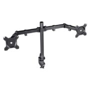 support TRUST GXT 1120 pour 2 moniteurs vue de face
