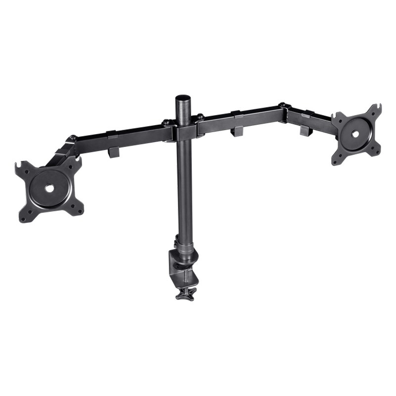 support TRUST GXT 1120 pour 2 moniteurs vue de face