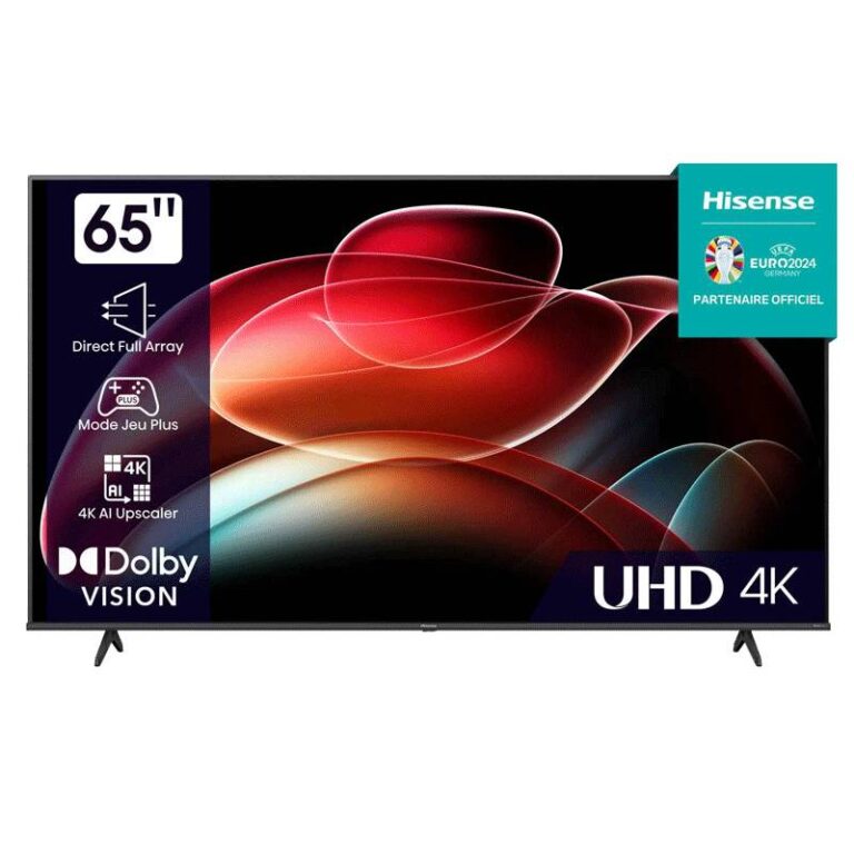 TV Hisense 65A6N Smart UHD 4K vue de face