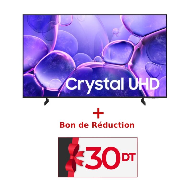 TV Samsung 43 U8000F Crystal UHD 4K vue de face