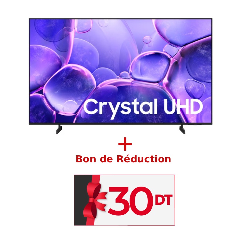TV Samsung 43 U8000F Crystal UHD 4K vue de face