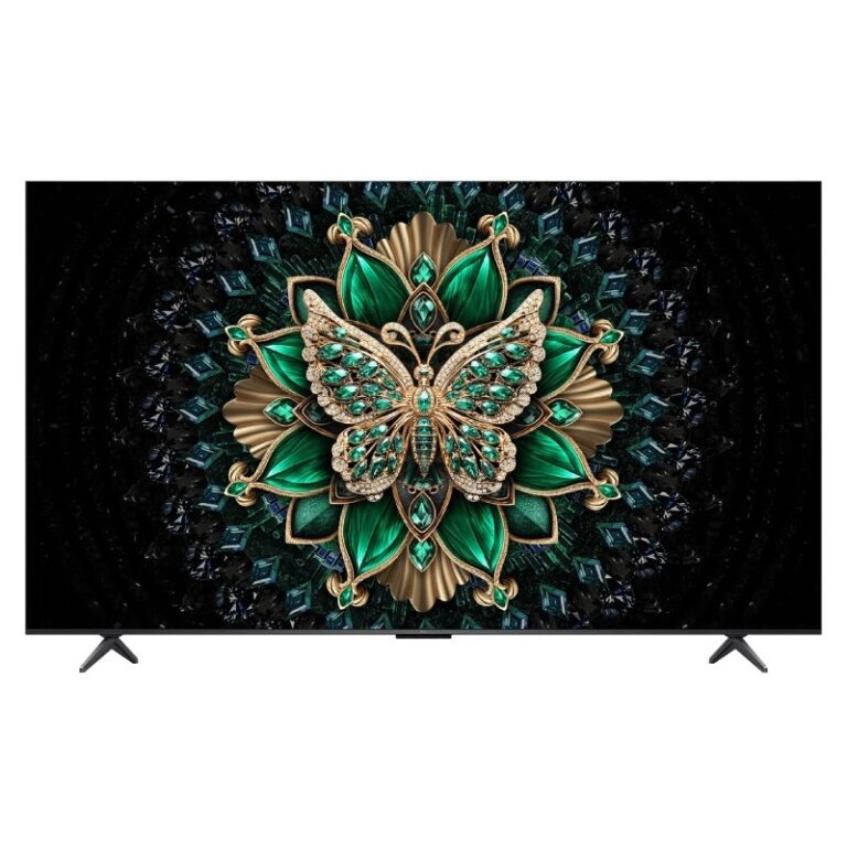 TV TCL 75C6K Mini LED 4K vue de face