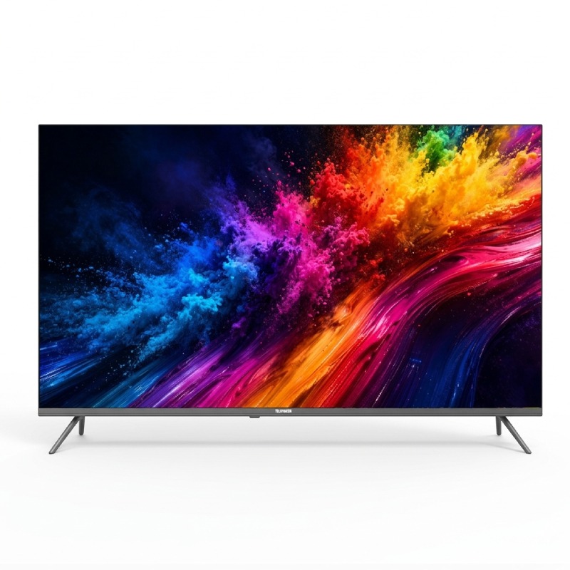 TV Telefunken QLED 50 pouces 4K vue de face