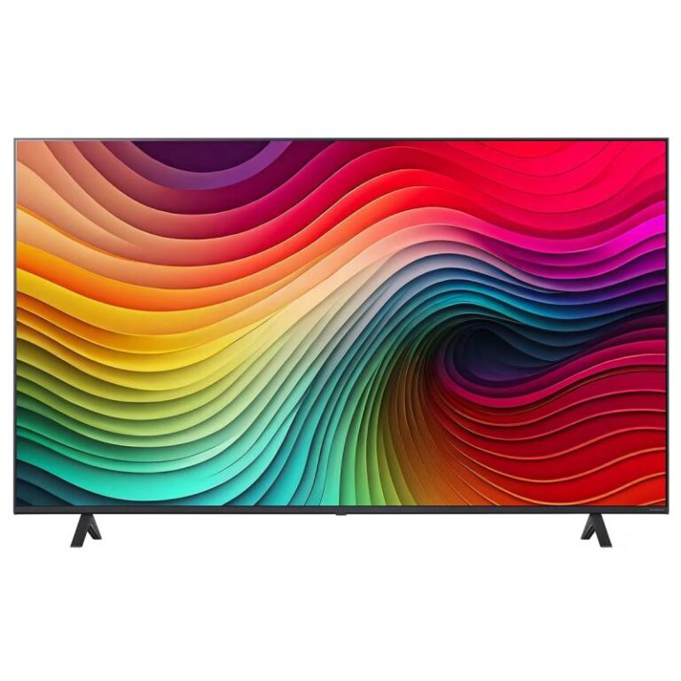 TV LG 65 pouces NanoCell NANO80 4K vue de face