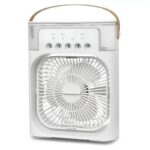 ventilateur brumisateur 2en1 blanc vue de face