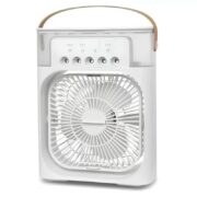 ventilateur brumisateur 2en1 blanc vue de face