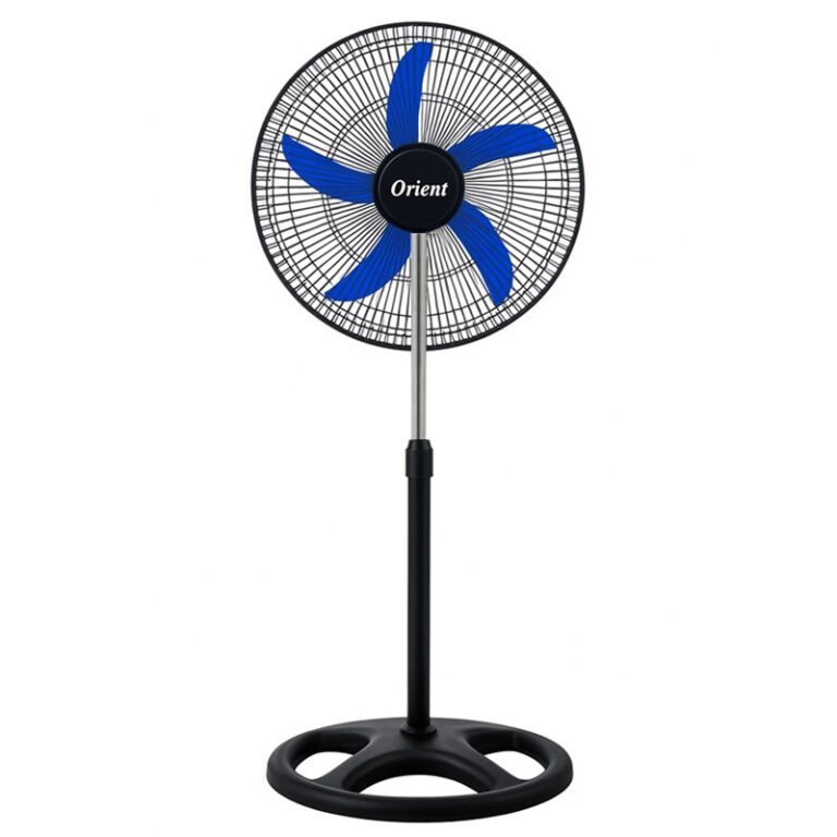 ventilateur sur pied ORIENT OV1812P1-NBL vue de face