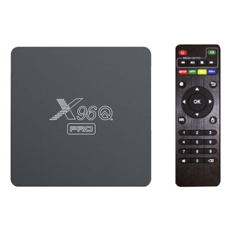 box TV Android X96Q Pro 4K vue de face