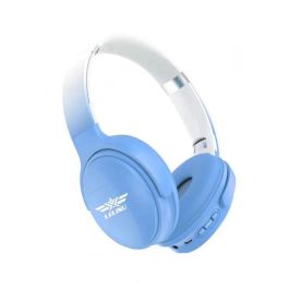 casque Bluetooth LELISU LS-233 Bleu vue de face