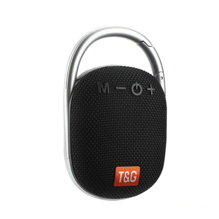 haut parleur Bluetooth T&G TG321 noir vue de face