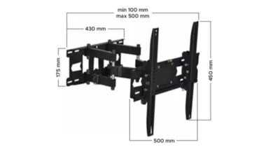 Support Mural Mobile VONTECH VT652-HC PRO Pour TV 32" - 65" MEUILLEUR PRIX TUNISIE