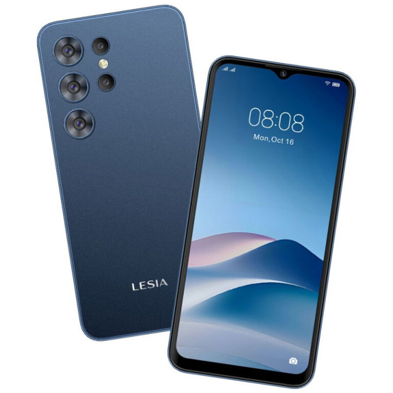 smartphone LESIA Young 9 Bleu Foncé vue de face