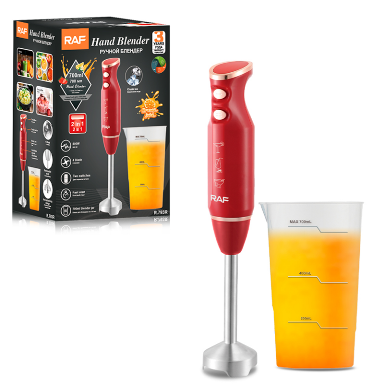 mixeur plongeant RAF 800W vue de face