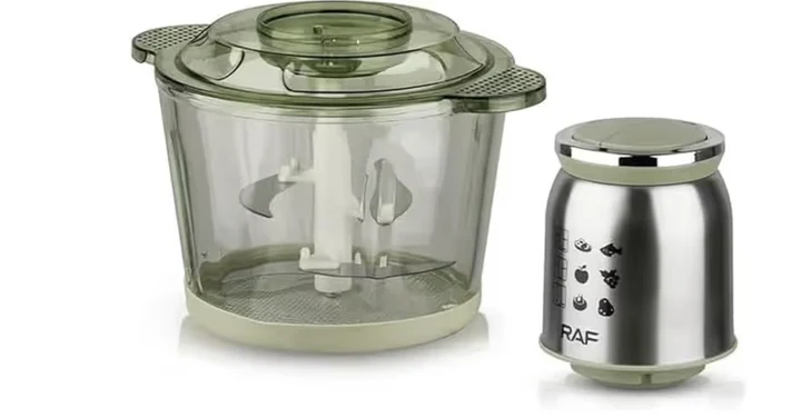 Hachoir électrique raf 1000w, inox 3L (R.7002)