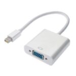 adaptateur mini displayport vers vga vue de face