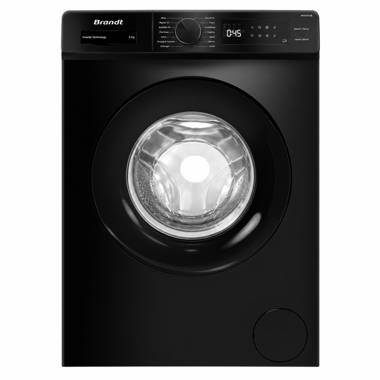 b3c9e5b7-14ca-48fd-988a-b73e58926163 (1) Machine-à-Laver- Automatique- BRANDT-8Kg-1400tr-NOIR -BLF842B